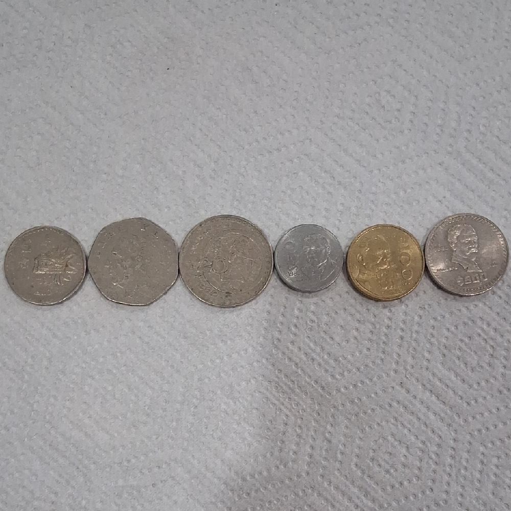 Vintage Mexico Coins Collections